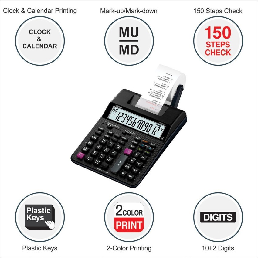 CASIO HR-100RC Printing Calculator - Printing