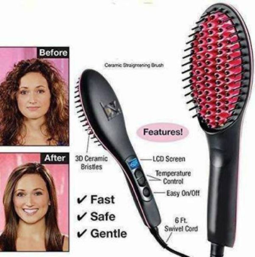 Simply straight brush clearance reviews on black hair