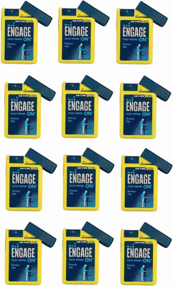 Buy Engage On Breezy Flip 18ML Each Pack of 12 Perfume 216