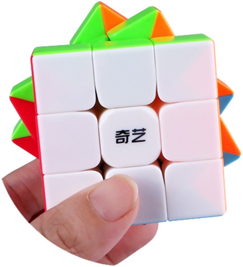 QiYi Warrior S 3x3 Magic Speed Cube Stickerless Professional Fidget Toys  Qiyi Warrior W Jelly Cubo Magico Puzzle