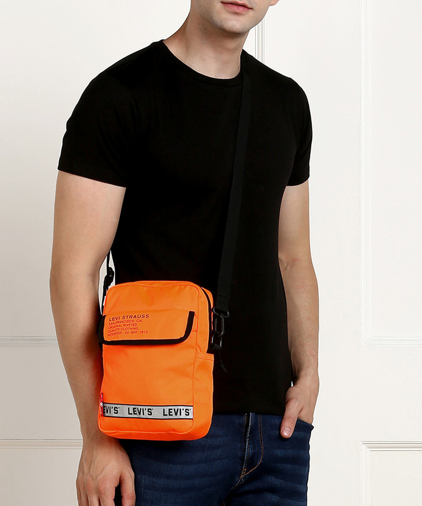 LEVI S Orange Sling Bag L SERIES MEDIUM CROSS BODY 2 HI VIS Brilliant Orange Price in India Flipkart