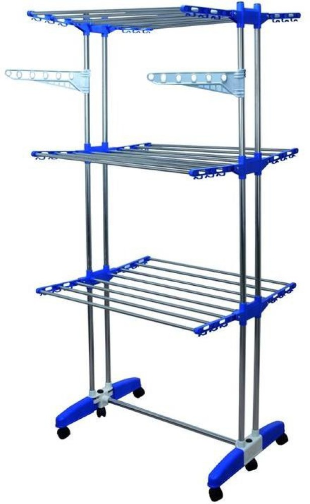 MEGA Steel Floor Cloth Dryer Stand Cloth Drying Stand For Balcony Price in  India - Buy MEGA Steel Floor Cloth Dryer Stand Cloth Drying Stand For  Balcony online at