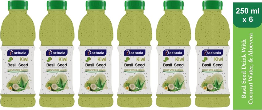 AACTUALA KIWI BASIL SEED DRINK 250 ML PACK OF 6 Price in India