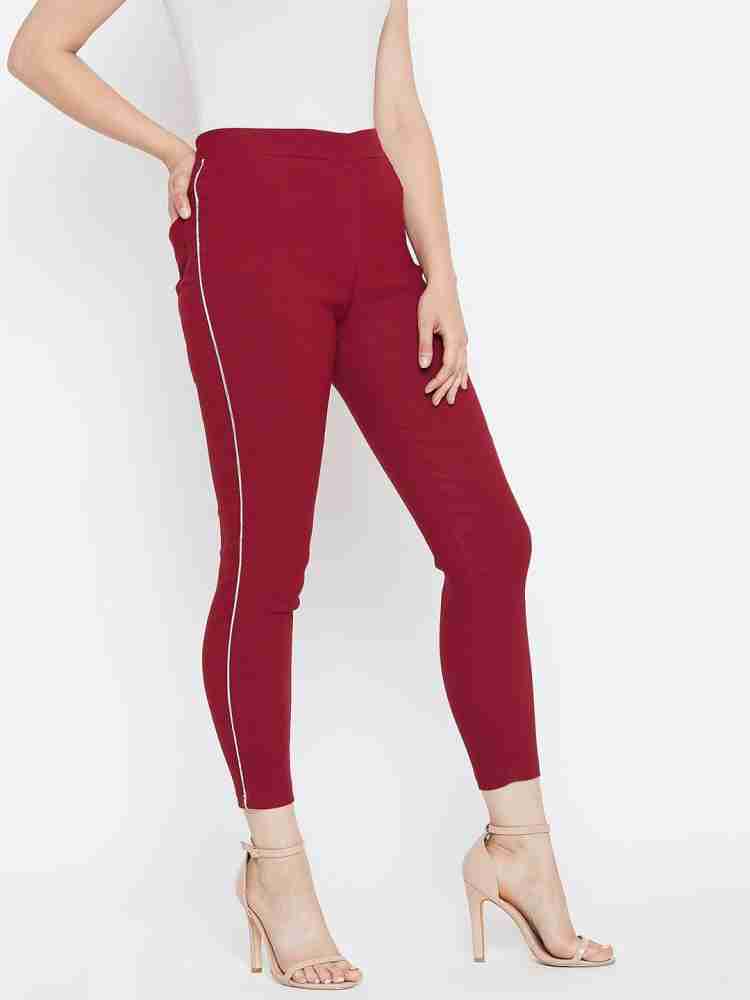 Buy Red & Pink Leggings for Women by Bitterlime Online