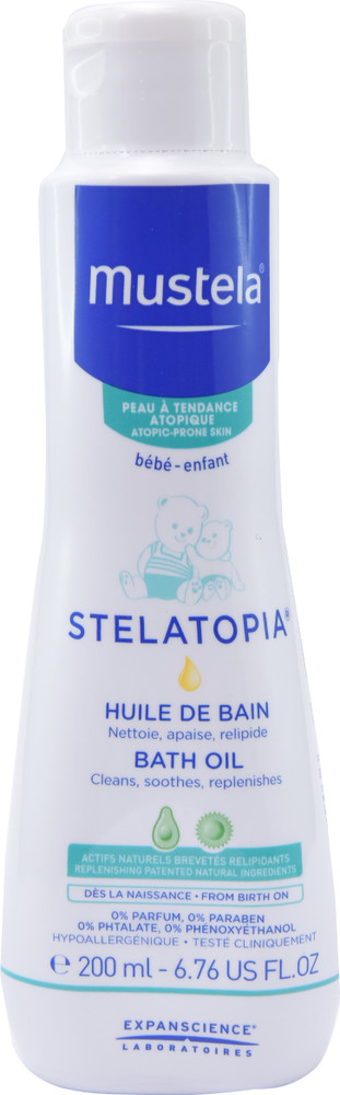Mustela stelatopia best sale bath oil 200ml