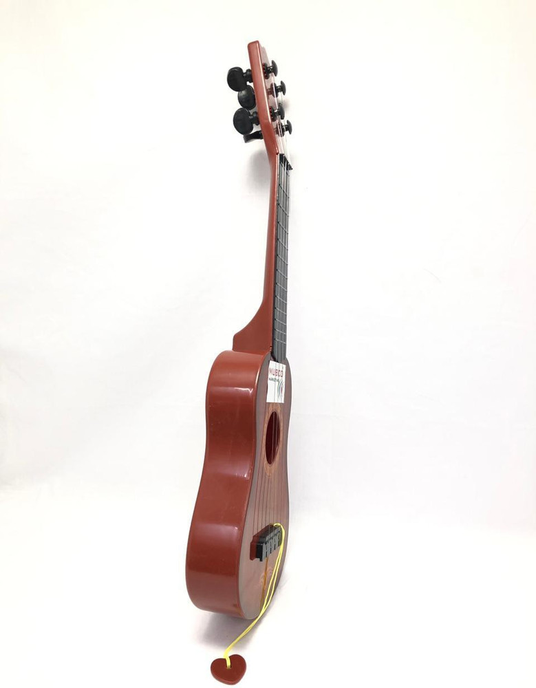 Mubco 4 String Small Guitar Toy with Adjustable Tuning for Kids