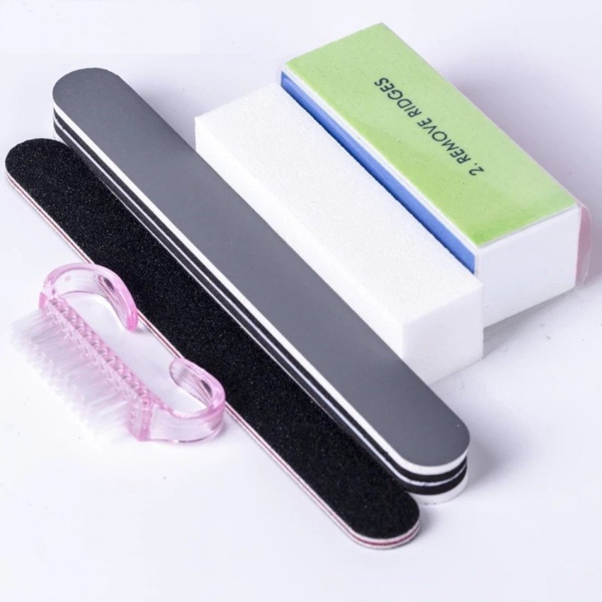 Gleevia 5Pcs Nail Filer Professional 100/180 Nail File Set Multi