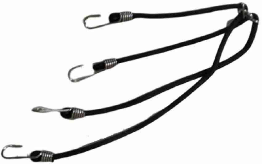 Q1 Beads Spring Rope for Bike -Bungee Rope,Luggage Strap with Metal Hooks  Black - Buy Q1 Beads Spring Rope for Bike -Bungee Rope,Luggage Strap with  Metal Hooks Black Online at Best Prices in India - Camping & Hiking