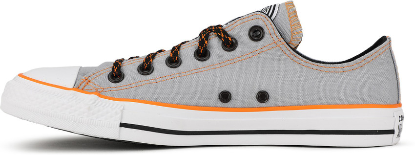 Grey and orange shop converse
