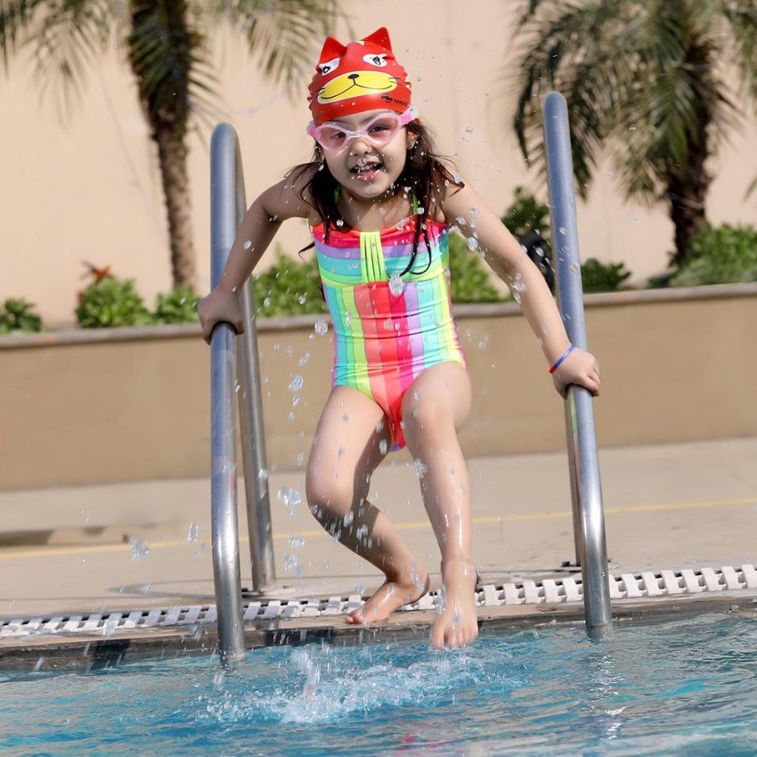 AQUA holic FullSuit-1 Solid Girls Swimsuit - Buy AQUA holic FullSuit-1  Solid Girls Swimsuit Online at Best Prices in India