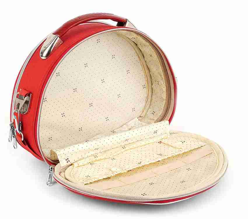 Makeup bag with online lock