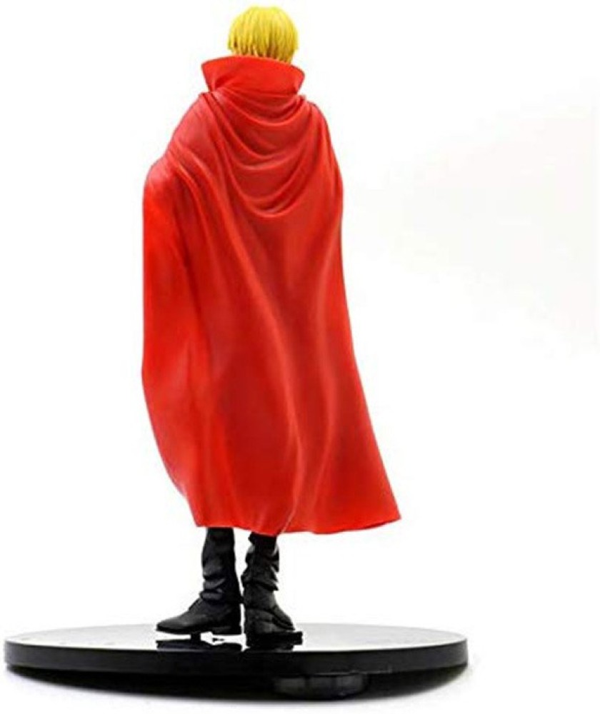 Anime ONE PIECE Vinsmoke Sanji Red Cloak Figure Model Toy No Box Gift