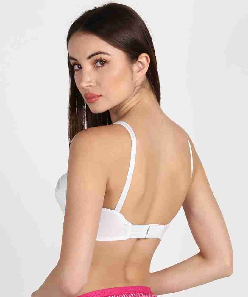 Buy Rupa Double Layered Non-Wired Full Coverage Bra - White at Rs.309  online