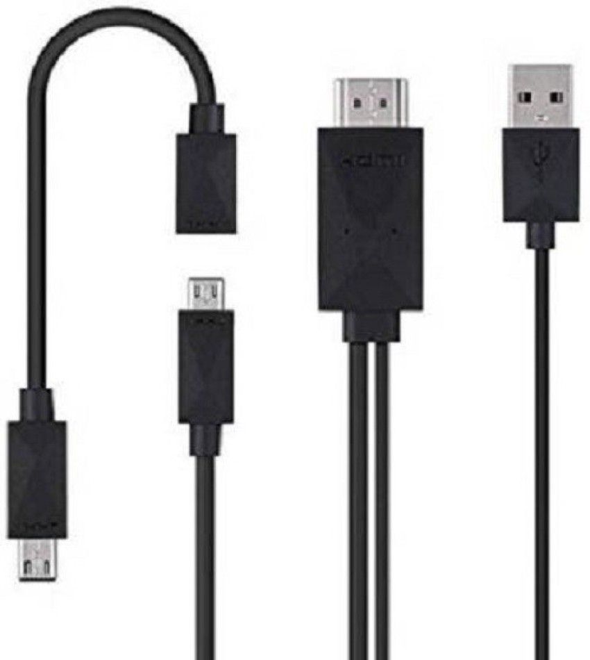 micro usb to hdmi cable connection 