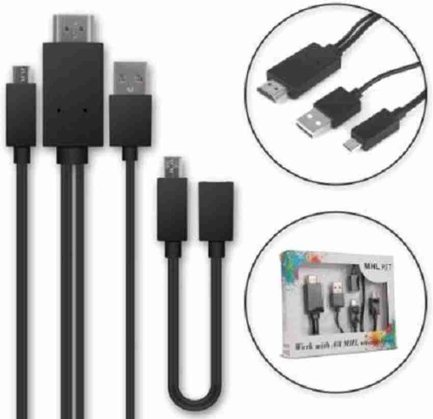 Buy Genuine MHL Cable 2 m Full HD 1080P Micro USB MHL Connector To