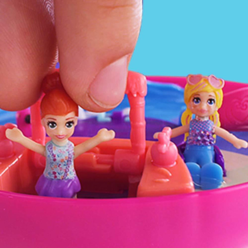 Polly Pocket Big Pocket Flamingo Floatie Compact Multicolor Doll
