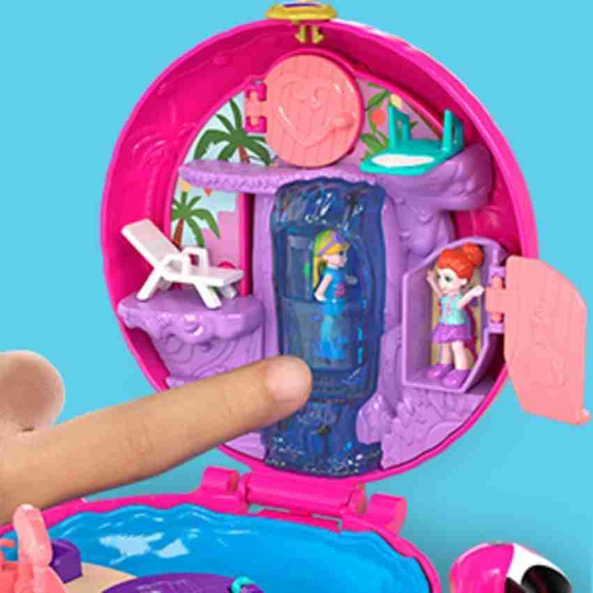 Polly pocket pocket shop world flamingo floatie