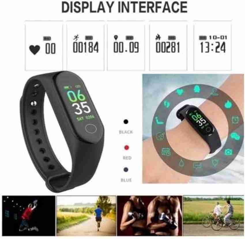 M3 smart band with heart rate sensor top
