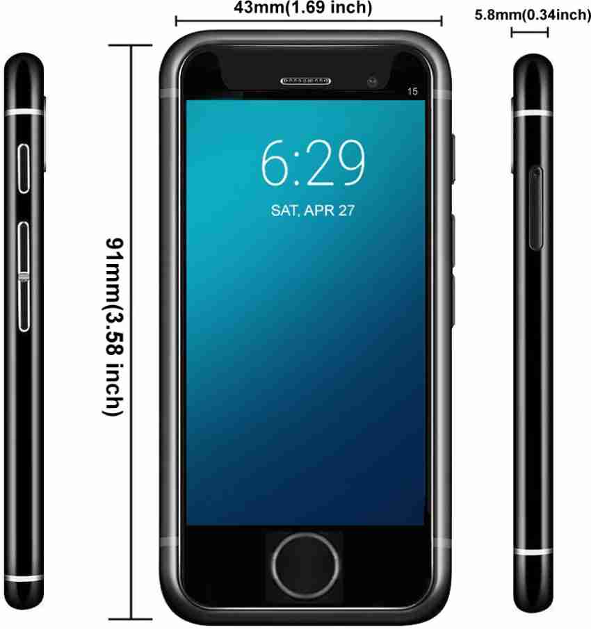 SKYSHOP Melrose S9 4G LTE Volte World's Smallest Size Mini Smartphone  Android 7.0, Fingerprint - Teel