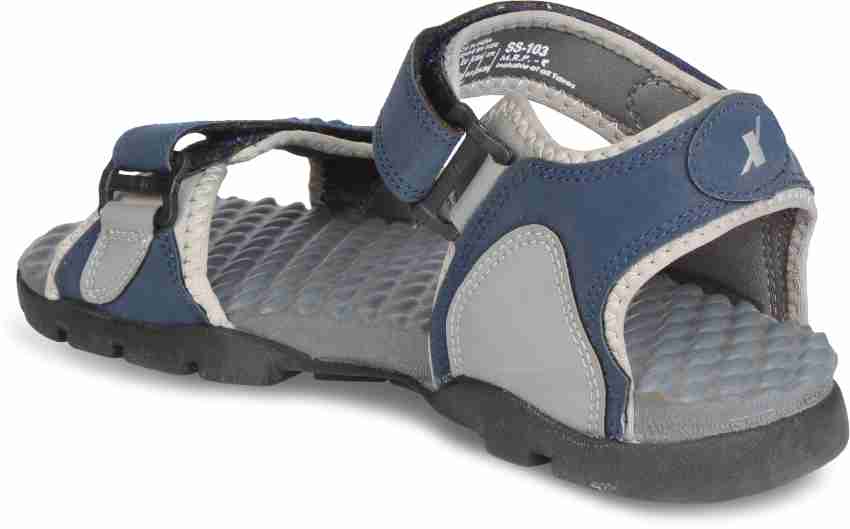 Sparx Men SS 103 Men Grey Navy Sandals