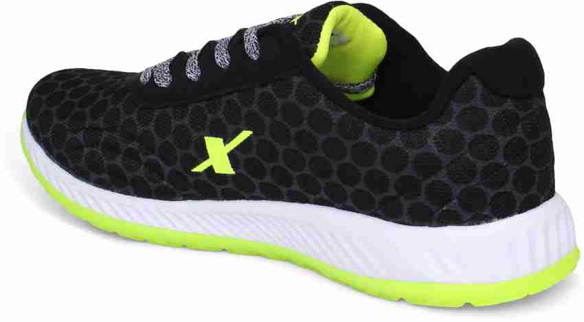 Sparx Men SM 400 Black Fluorescent Green Walking Shoes For Men