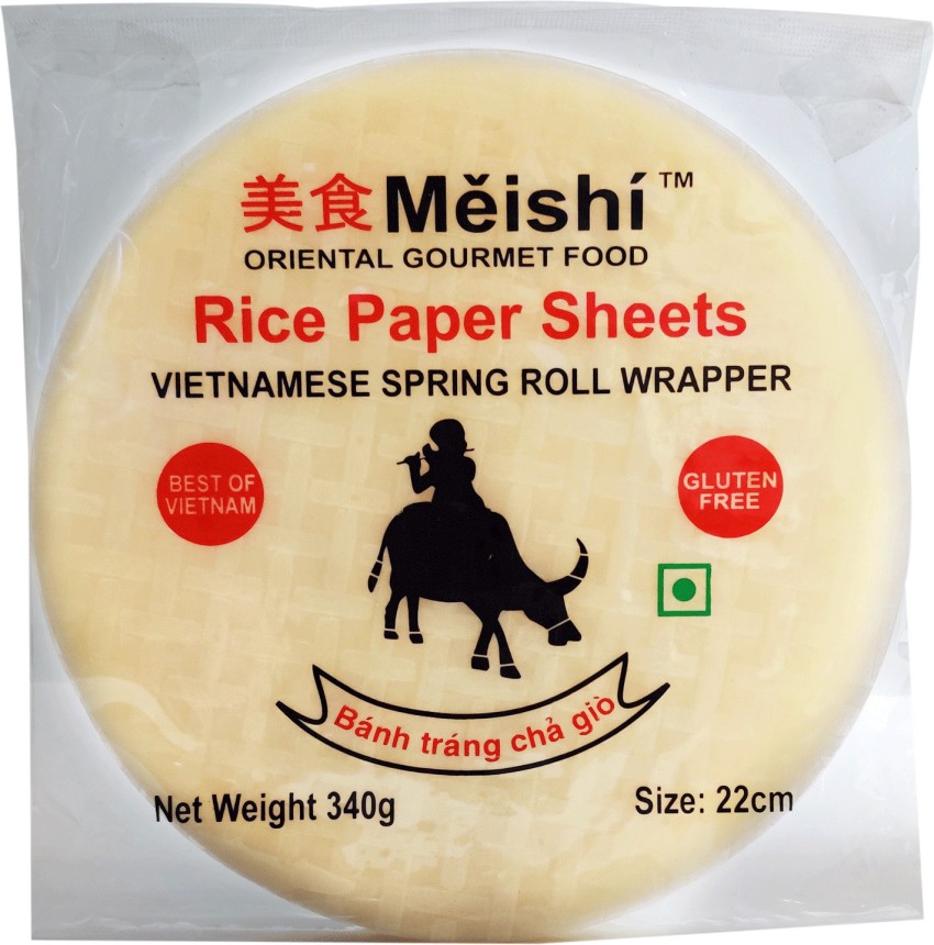 Food Essential Rice Paper Sheet - 400 gm. 22cm (Spring Roll Wrapper) Pack  of 1