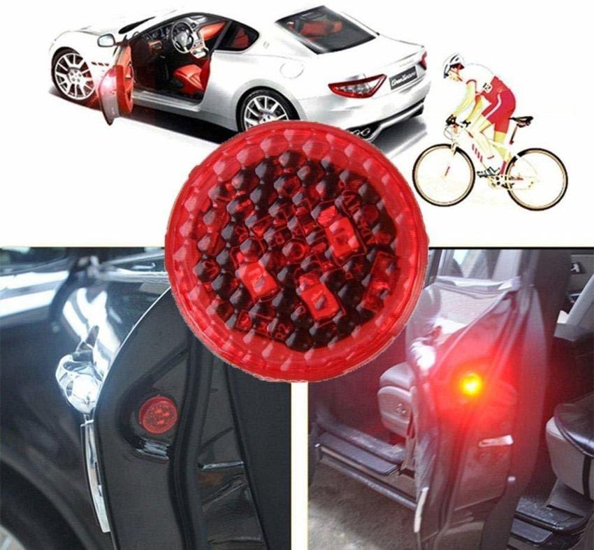 4 Pcs/Set Car Door LED Warning Light Wireless, Universal Car