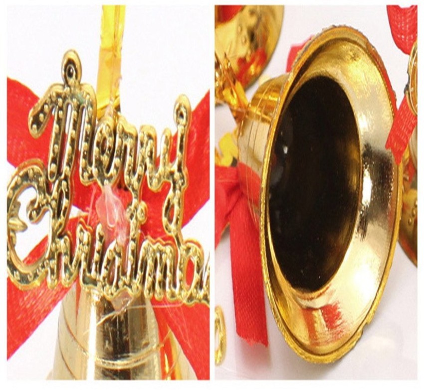 Partyhut Christmas Bells - Small Golden Bells Bells Ornamental Bells Pack  of 12 Price in India - Buy Partyhut Christmas Bells - Small Golden Bells  Bells Ornamental Bells Pack of 12 online at