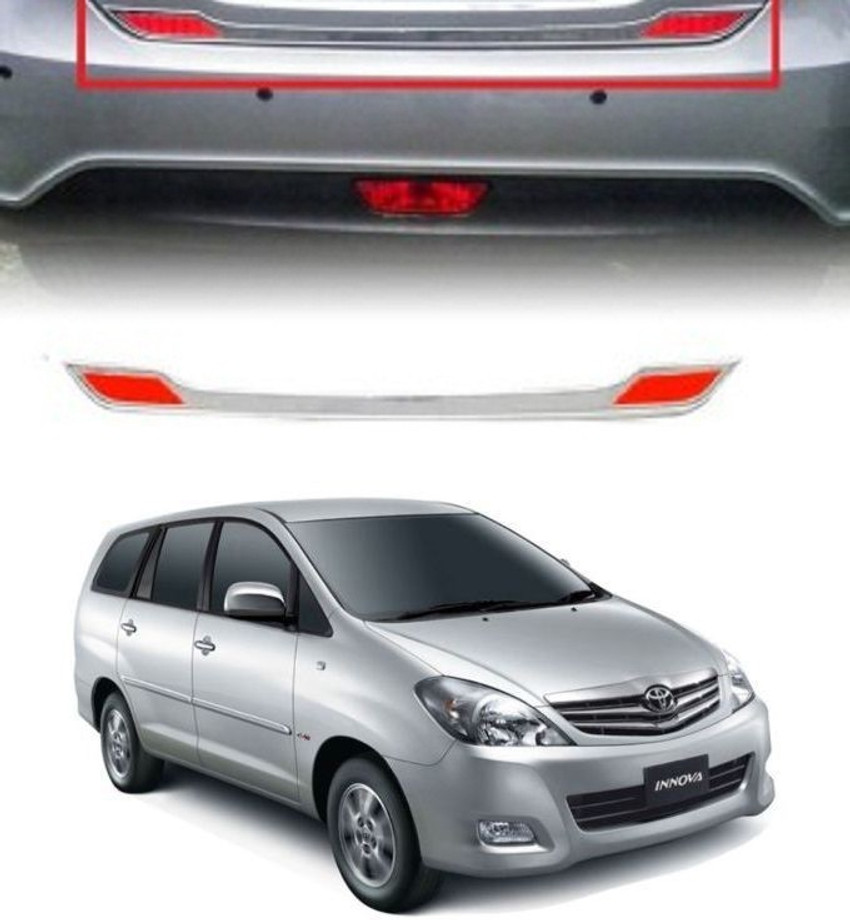 PRTEK Garnish Rear Trunk Dicky Chrome 137 Chrome Toyota Innova