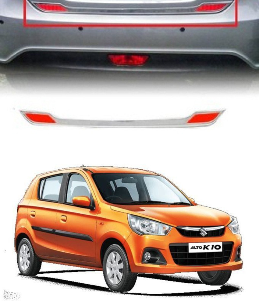 PRTEK Garnish Rear Trunk Dicky Chrome 096 Chrome Maruti Alto K10