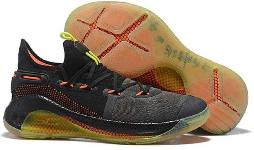 curry 6 black orange