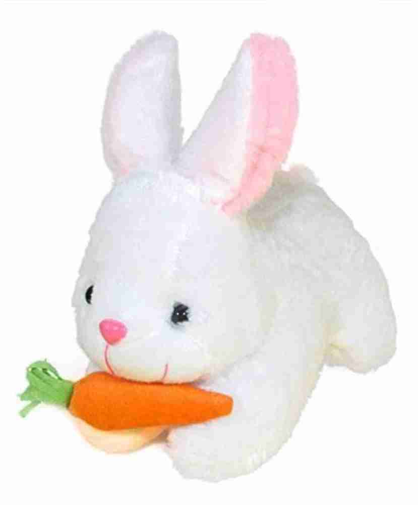 STUFY Cute White Rabbit With Carrot 26CM - 26 cm - Cute White Rabbit With  Carrot 26CM . Buy Rabbit toys in India. shop for STUFY products in India. |  Flipkart.com