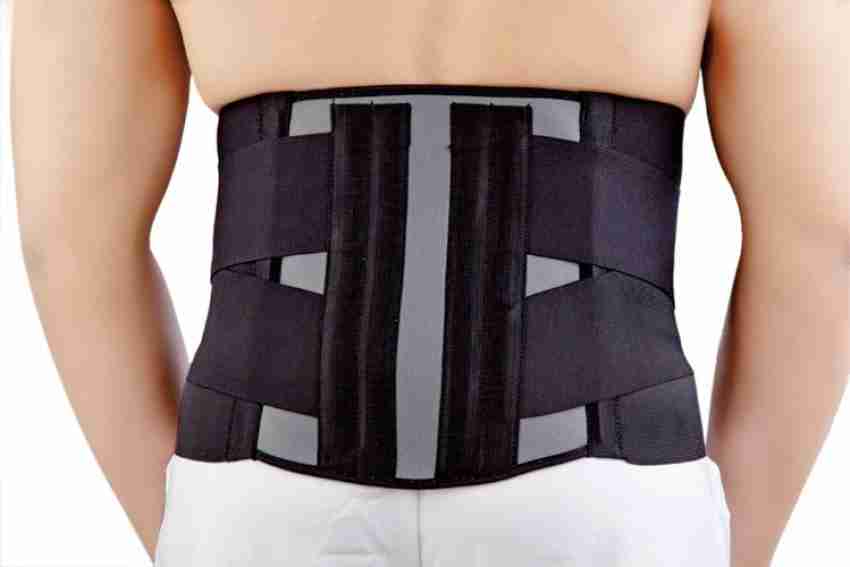 Buy Online OTC Men Lumbo Sacral Orthoses side lace corsets Power net-3  pulls-2 steels-4 pockets-10½ front-15½ back 30-48 2967 Canada