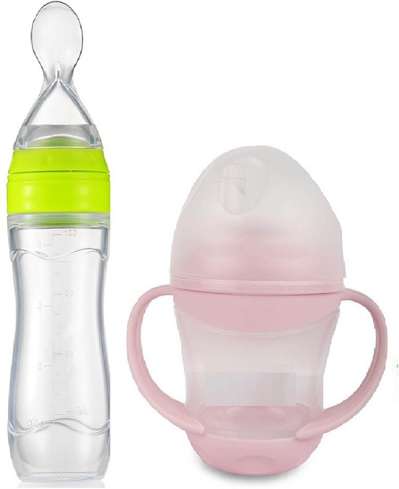 Cuckoos Baby Spoon Food Feeder & Baby Soft Spout Sipper/Cup