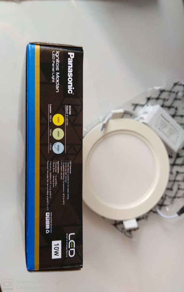Panasonic led panel sales light 10w price
