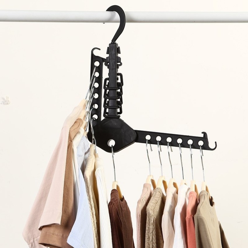 Space Saving Hangers Multi Function Closet Clothes Organizer Magic Wonder  Rack X