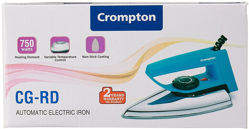 Crompton ACGEI RD 750 W Dry Iron Price in India Buy Crompton