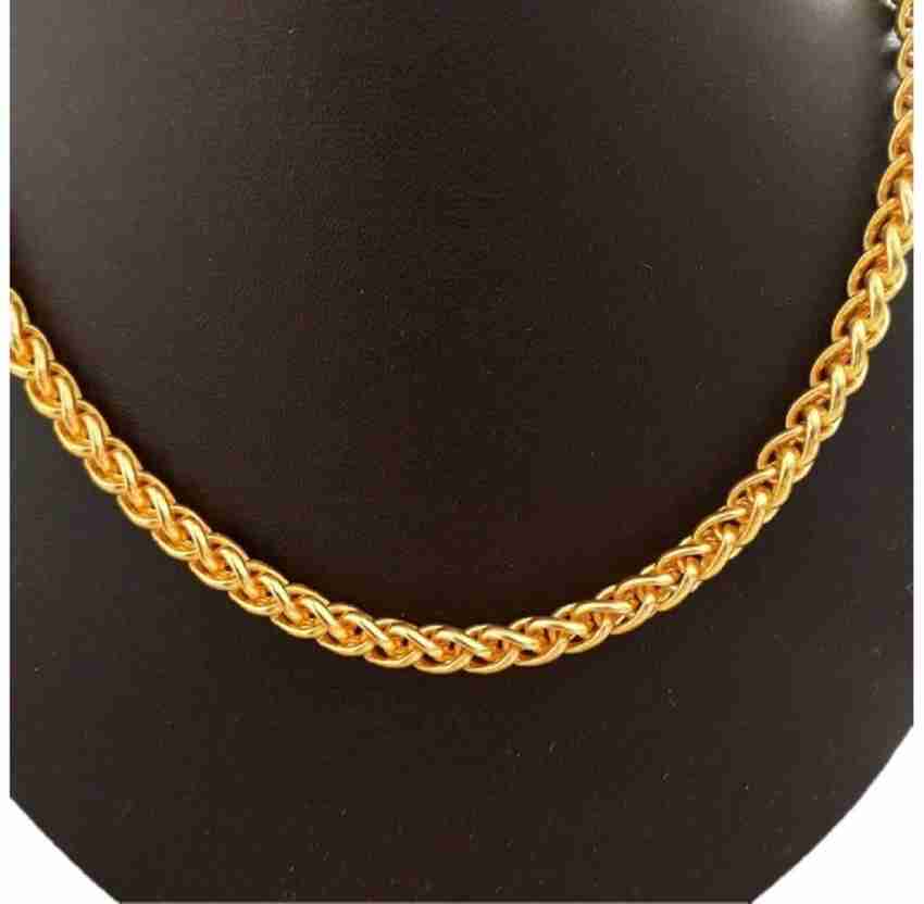 Maruti Thick Gold Plated Copper Necklace Chain For Man and Women  Gold-plated Plated Copper Chain Price in India - Buy Maruti Thick Gold  Plated Copper Necklace Chain For Man and Women Gold-plated