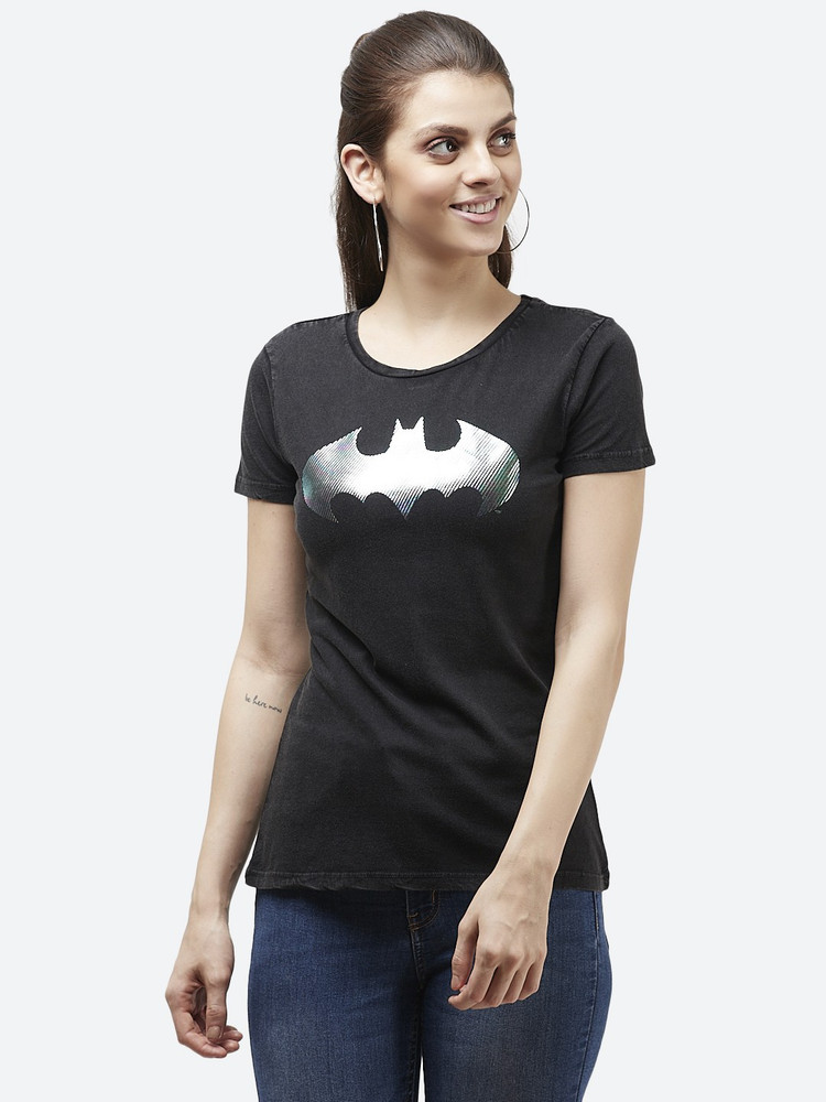 BATMAN By Free Authority Graphic Print Women Round Neck Black T Shirt Buy BATMAN By Free Authority Graphic Print Women Round Neck Black T Shirt Online at Best Prices in India Flipkart