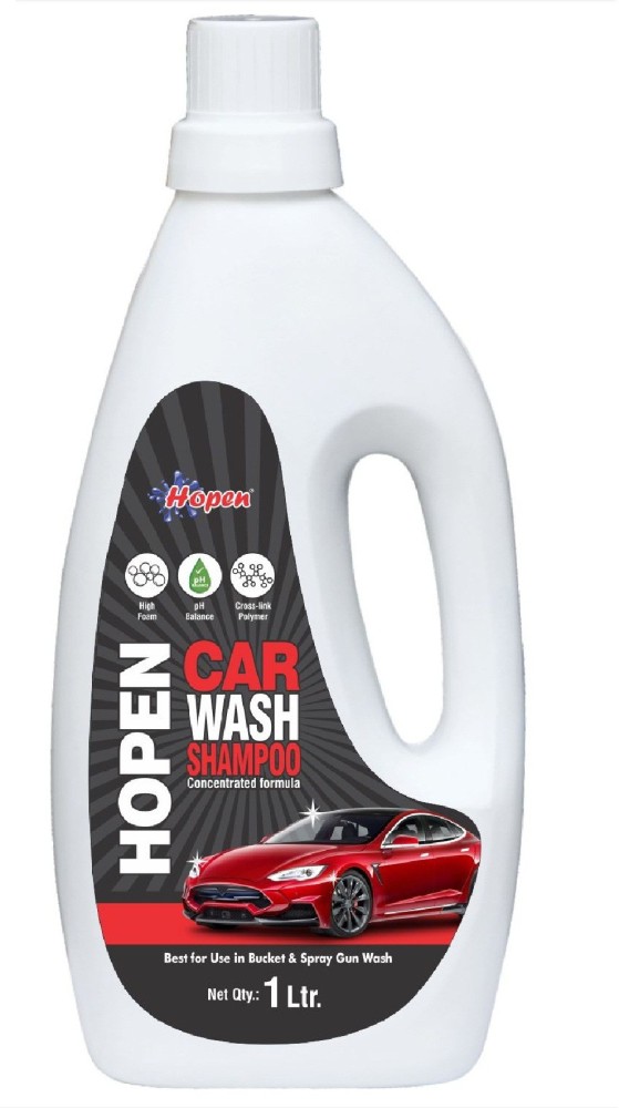 hopen Car Wash Shampoo – 1 L Perfumed Foam Car Shampoo Concentrate Car  Washing Liquid Price in India - Buy hopen Car Wash Shampoo – 1 L Perfumed Foam  Car Shampoo Concentrate Car Washing Liquid online at