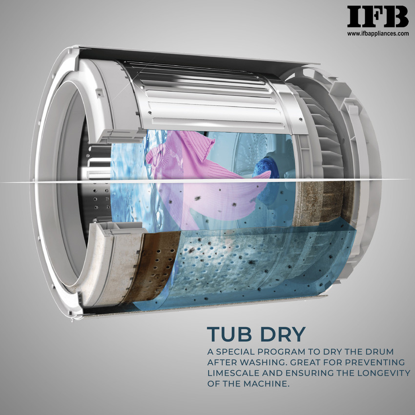 Tub dry in ifb washing machine deals