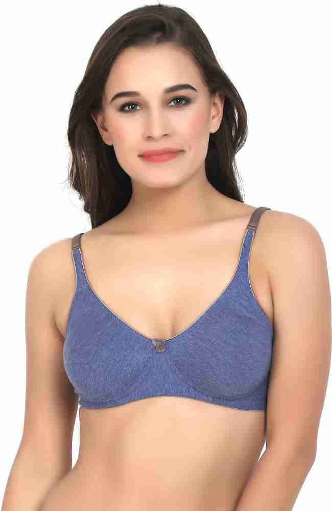 Buy online Pack Of 2 Solid Regular Bra from lingerie for Women by Elina for  ₹629 at 61% off