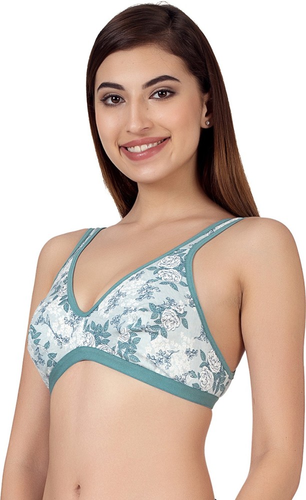 Clovia Cotton Non-Padded Non-Wired Ice-Cream Print Bra Women Full Coverage Non  Padded Bra - Buy Clovia Cotton Non-Padded Non-Wired Ice-Cream Print Bra  Women Full Coverage Non Padded Bra Online at Best Prices