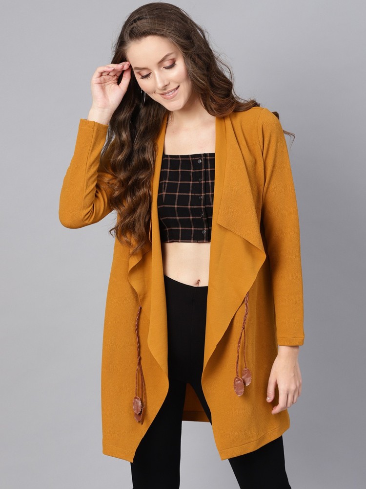 Yellow hot sale shrug jacket