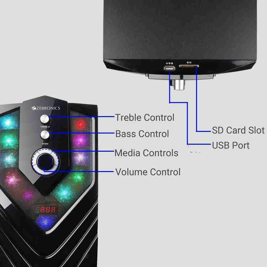 Buy ZEBRONICS ZEB SAMBA 105 Watt Bluetooth Home Theatre Online
