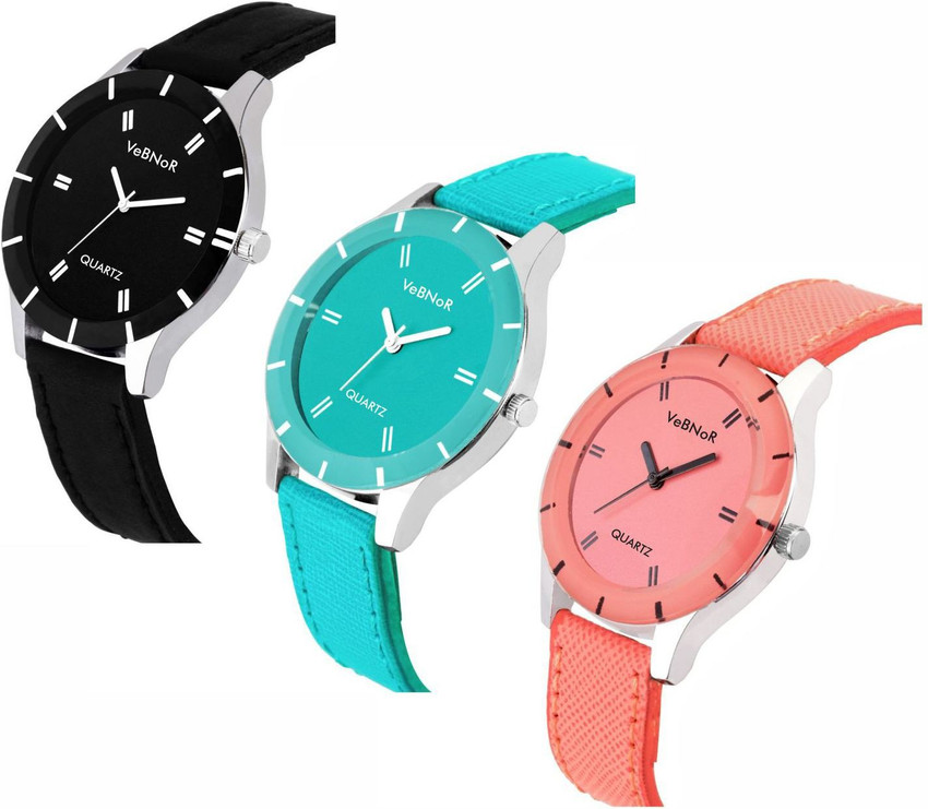 VeBNoR G605 COMBO Colour Watch Combo Analog Watch For Men Buy