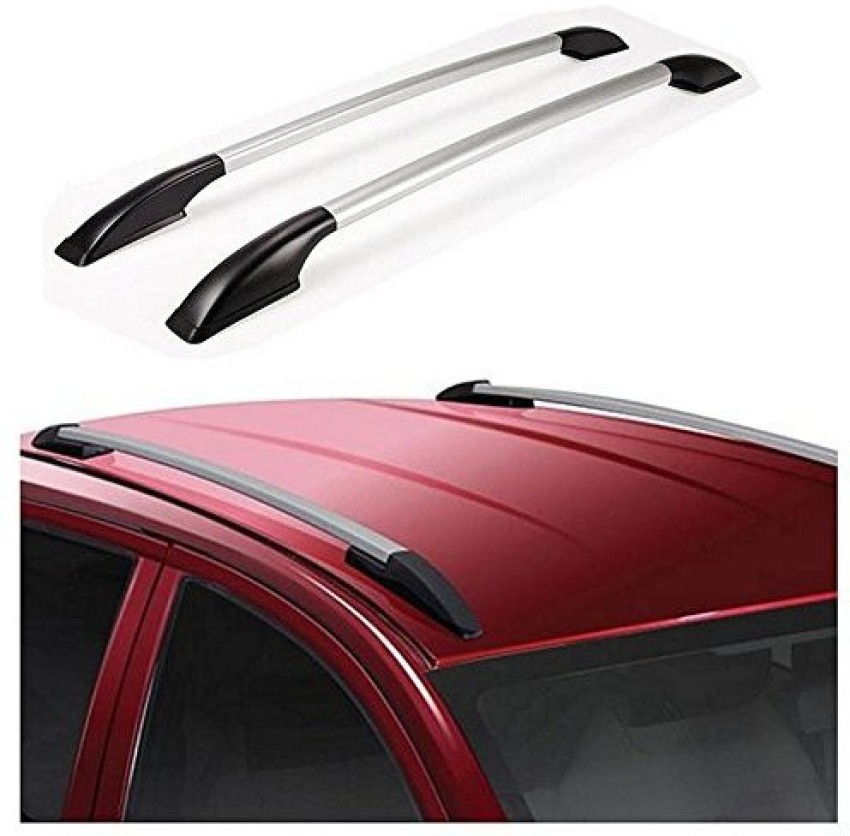 PRTEK Car Stylish Drill free Roof Rails Spoiler 0124 Chrome Ford