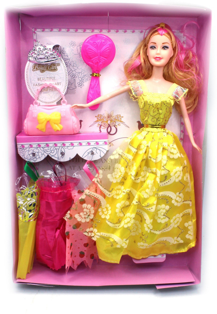 neoinsta shopping Very Beautiful Doll Set Comb and Dresses Very