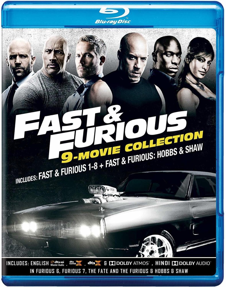  Fast & Furious Collection - 7-Disc Boxset ( The Fast and the  Furious / 2 Fast 2 Furious / The Fast and the Furious: Tokyo Drift / Fast &  Furious 4 /