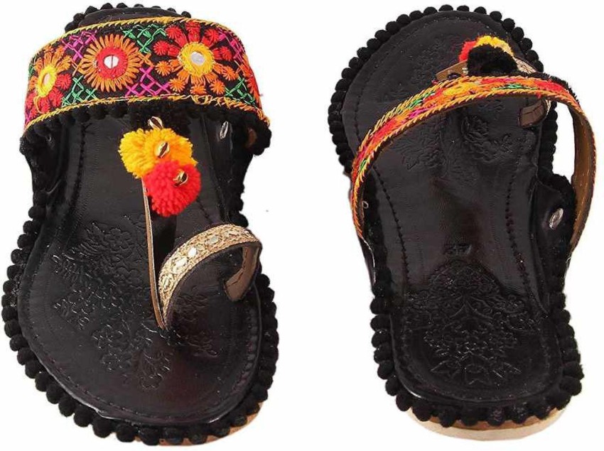 Rajasthani flat online chappal